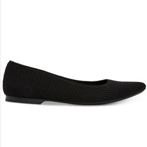 ALFANI Step ‘N Flex Black Shoes Knit Pointed Toe Flats